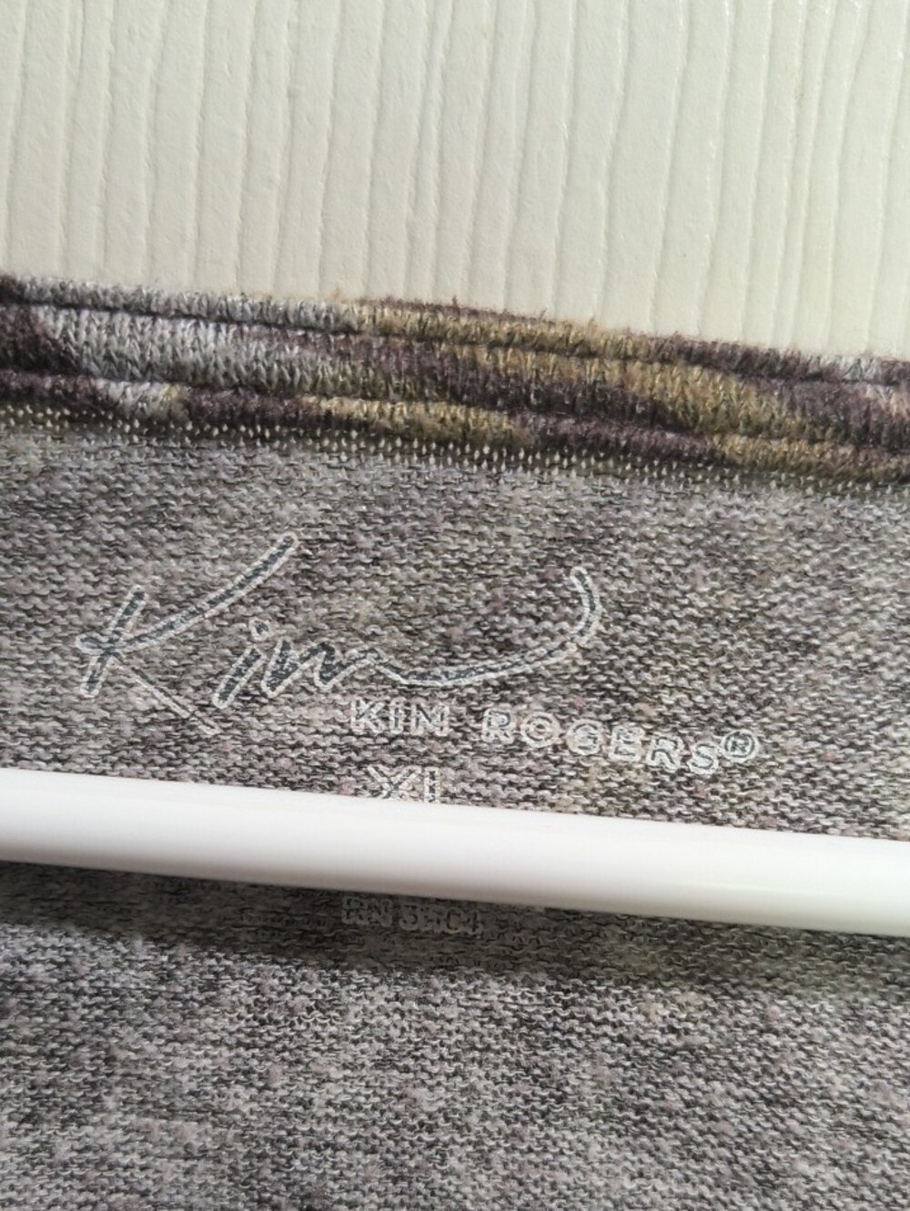 Kim Rogers Brown & Taupe Animal-Print Long Sleeve Top - Picture 2 of 2